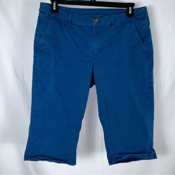 Lane Bryant Capri Pedal Pusher Lyocell Blend Slim Straight Leg Pockets Pants - Picture 5 of 8